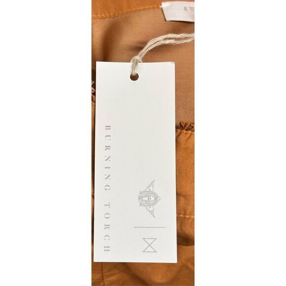 Burning Torch ALEXANDRIA UTILITARIAN DRESS in AMBER NWT Size XS - Picture 12 of 13